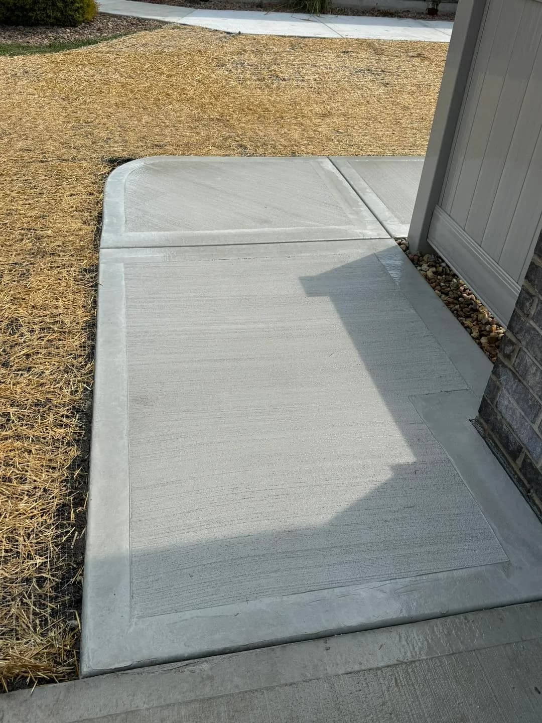 Concrete flatwork with clean site transitions in Will County, IL