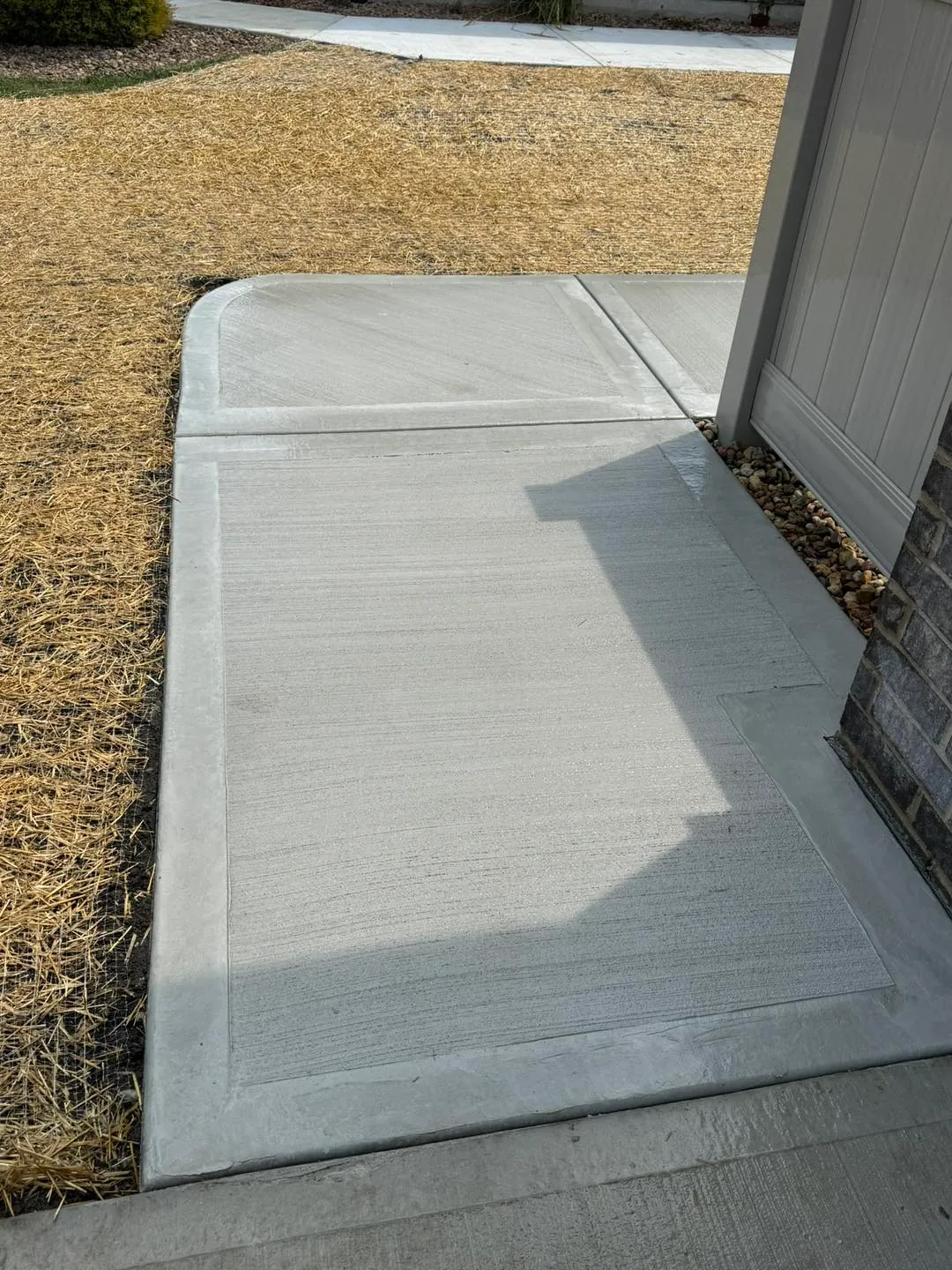 Concrete flatwork with clean site transitions in Will County, IL
